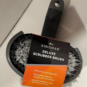 Deluxe Scrubber Brush Kingman, Heavy Duty Cleaning Bathtub Wall Tile, NEW